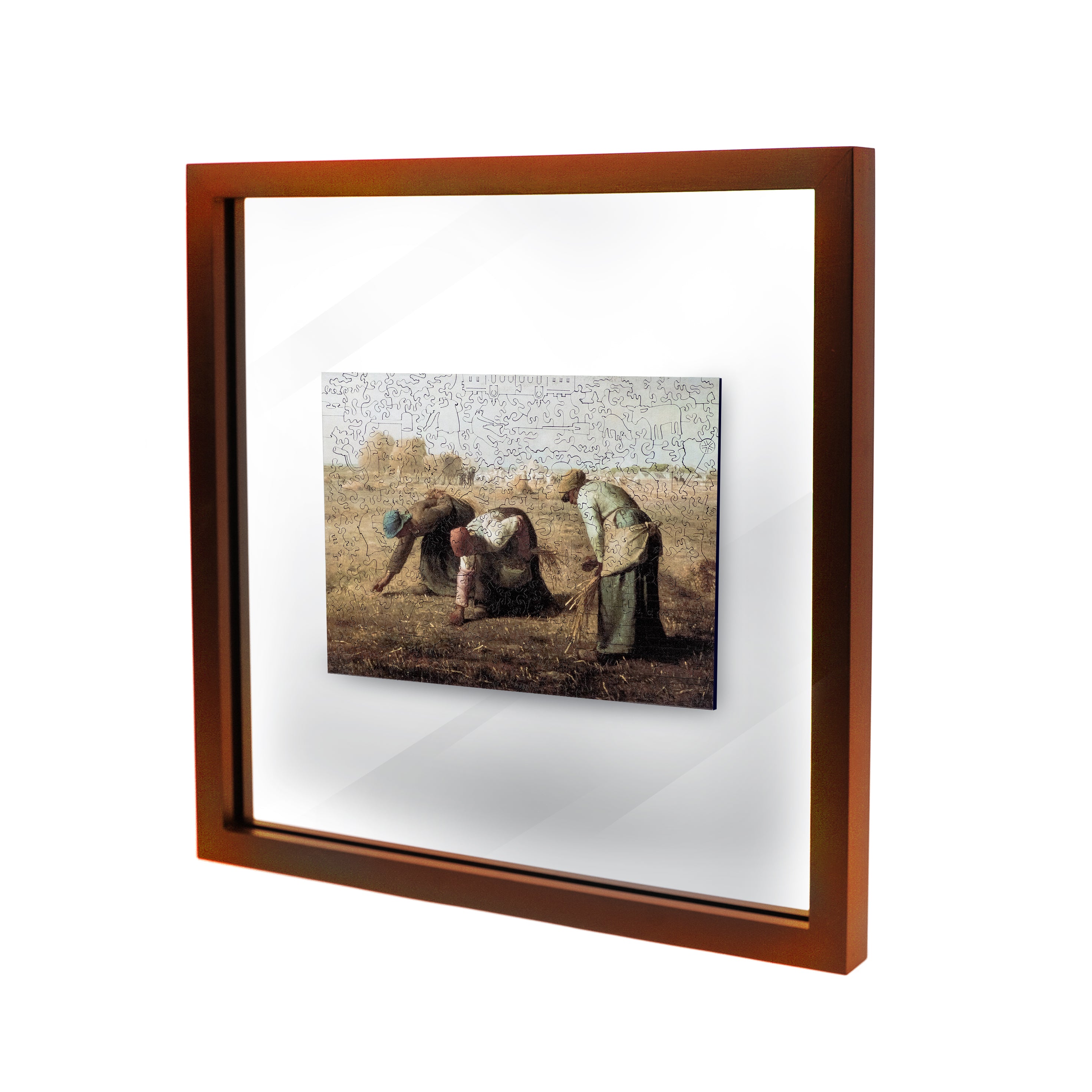 Double-Sided Wooden Display Frame